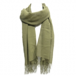 Μονόχρωμη μάλλινη Ιταλική πασμίνα εξαιρετικής ποιότητας