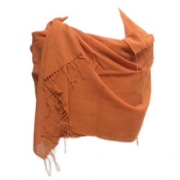 Μονόχρωμη μάλλινη Ιταλική πασμίνα εξαιρετικής ποιότητας