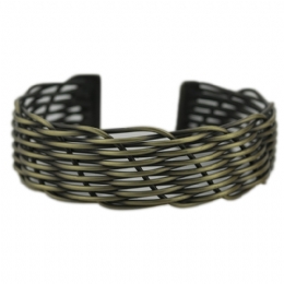 Σταθερό βραχιόλι περικάρπιο από πλεκτό σύρμα
