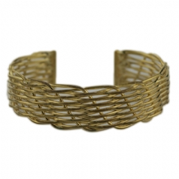 Σταθερό βραχιόλι περικάρπιο από πλεκτό σύρμα