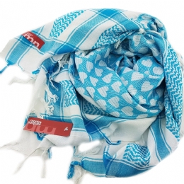 Τετράγωνο Ινδικό μαντήλι τύπου Παλαιστινιακό με καρδιές