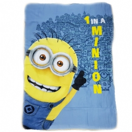 Fleece παιδική κουβέρτα Minions - 1 in a Minion