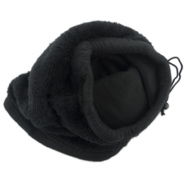 Μονόχρωμος unisex λούτρινος λαιμός με fleece επένδυση