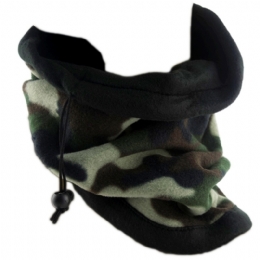 Unisex fleece military λαιμός 