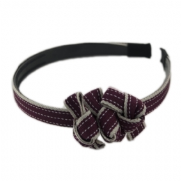 Στέκα μαλλιών με τρία φιογκάκια και εξώραφο σχέδιο