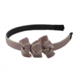 Στέκα μαλλιών με τρία φιογκάκια και εξώραφο σχέδιο