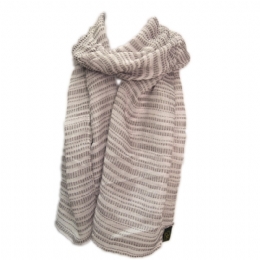 Italian unisex modal scarf with linears prints