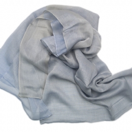 Ιταλικό βαμβακερό παστέλ φουλάρι με modal λεπτές ρίγες