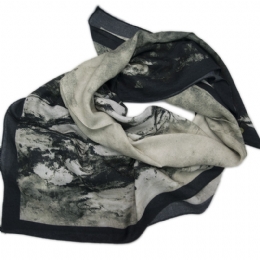 Ιταλική modal μαντήλα με αφηρημένο σχέδιο 