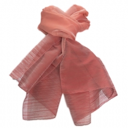 Μονόχρωμη φαρδιά Ιταλική εσάρπα με ριγέ μπορντούρα