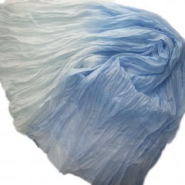 Μακριά Ιταλική τσαλακωτή ombre παστέλ εσάρπα