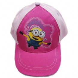 Φουξ και ροζ jockey καπέλο Minions