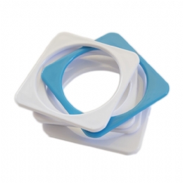 5 x τετράγωνα πλαστικά βραχιόλια