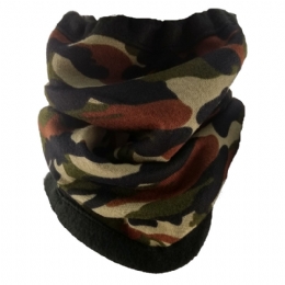 Unisex fleece military λαιμός - σκούφος διπλής όψης