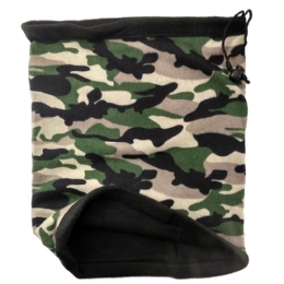 Unisex fleece military λαιμός - σκούφος διπλής όψης