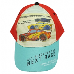 Κόκκινο και γαλάζιο jockey καπέλο Cars - Get ready for the next race