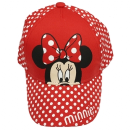 Κόκκινο με λευκά πουά καπέλο Minnie