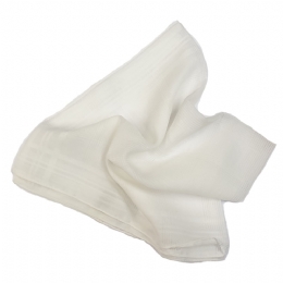 Μονόχρωμο Ιταλικό τετράγωνο μαντήλι λαιμού με καρό ύφανση