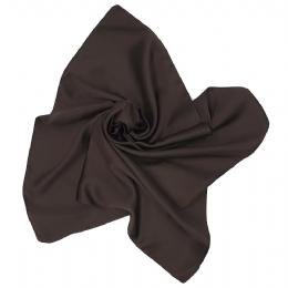Μονόχρωμο σατέν Ιταλικό μαντήλι λαιμού