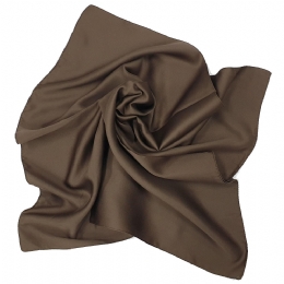 Μονόχρωμο σατέν Ιταλικό μαντήλι λαιμού