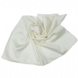 Μονόχρωμο σατέν Ιταλικό μαντήλι λαιμού
