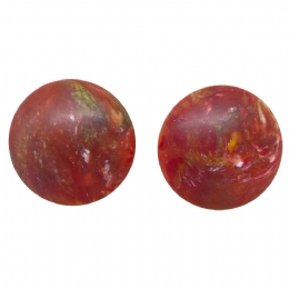 Κλιπ σκουλαρίκια Marble Effect 