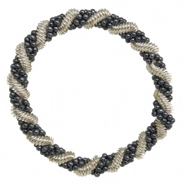 Βραχιόλι σπιράλ με χάντρες