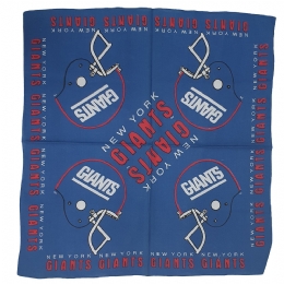 Μπλε Αμερικάνικη βαμβακερή μπαντάνα New York Giants