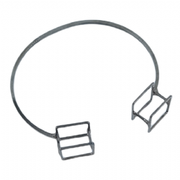 Ατσαλί βραχιόλι Cubic Charm