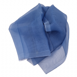 Μπλε ραφ ombre Ιταλικό φουλάρι Glossy