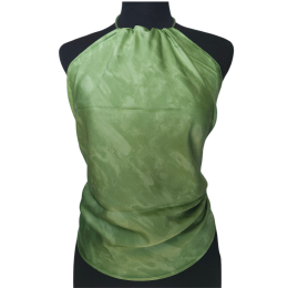 Πράσινο Ιταλικό halter neck τοπ 