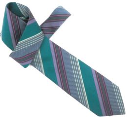 Ιταλική μεταξωτή γραβάτα με λεπτές ρίγες