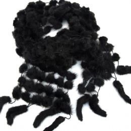 Roccobarocco Ιταλική μαύρη stole από γούνα mink